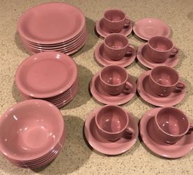 Dining Newcor Stoneware Set Bravo Rose 1988
