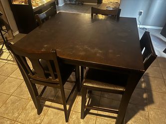 Table and chairs