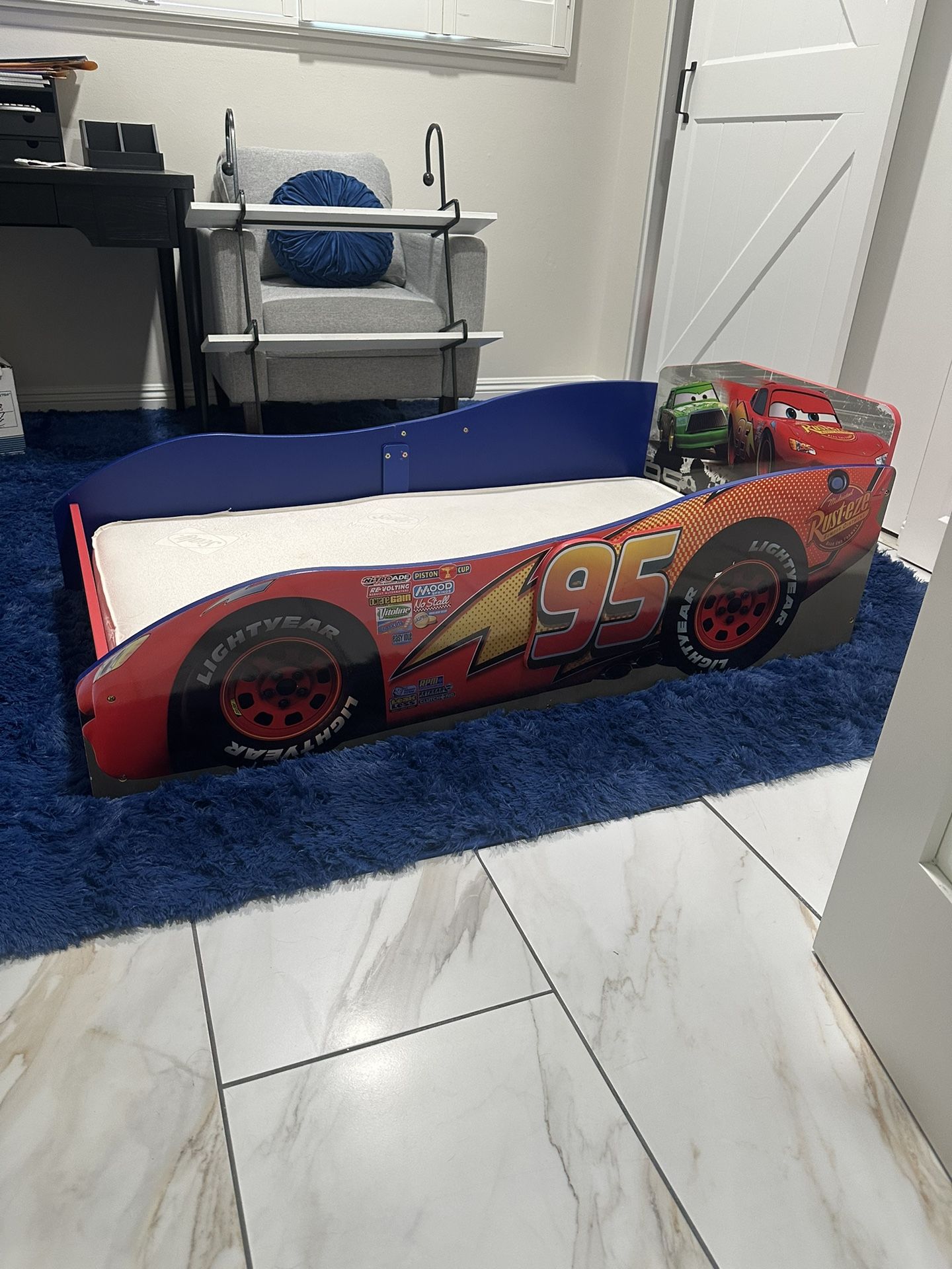 $80 or Best Offer - Disney Cars Toddler Bed
