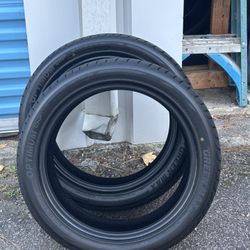 2 Used Tires Green Max Optimum uhp 205/50R17. About 80% tread. 