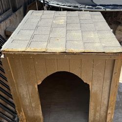 Wooden Dog House 