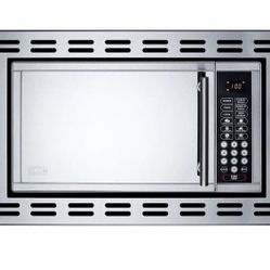 0.9 cu. ft. Built-In Microwave in Stainless Steel