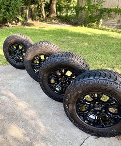 OEM Chevy ZR2 18” Wheels & Goodyear Wrangler MT Tires - Set of 4