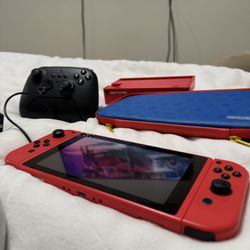 Nintendo Switch Mario Edition 2 games everything in picture included in price