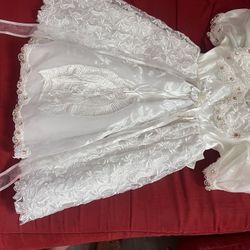 Vestido Para Bautizo 3T  $30.00