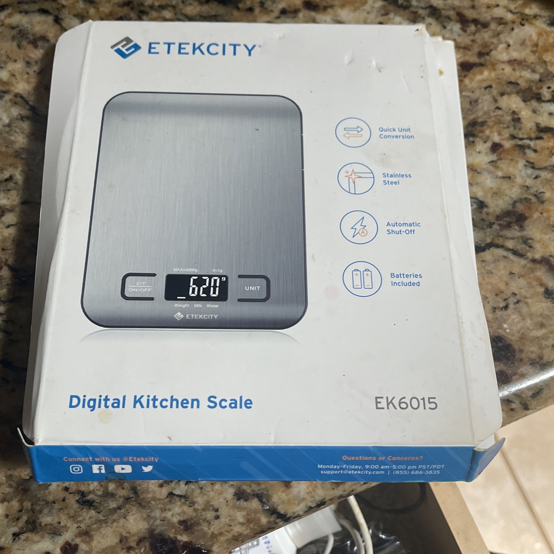 Digital kitchen scale to weigh almost anything