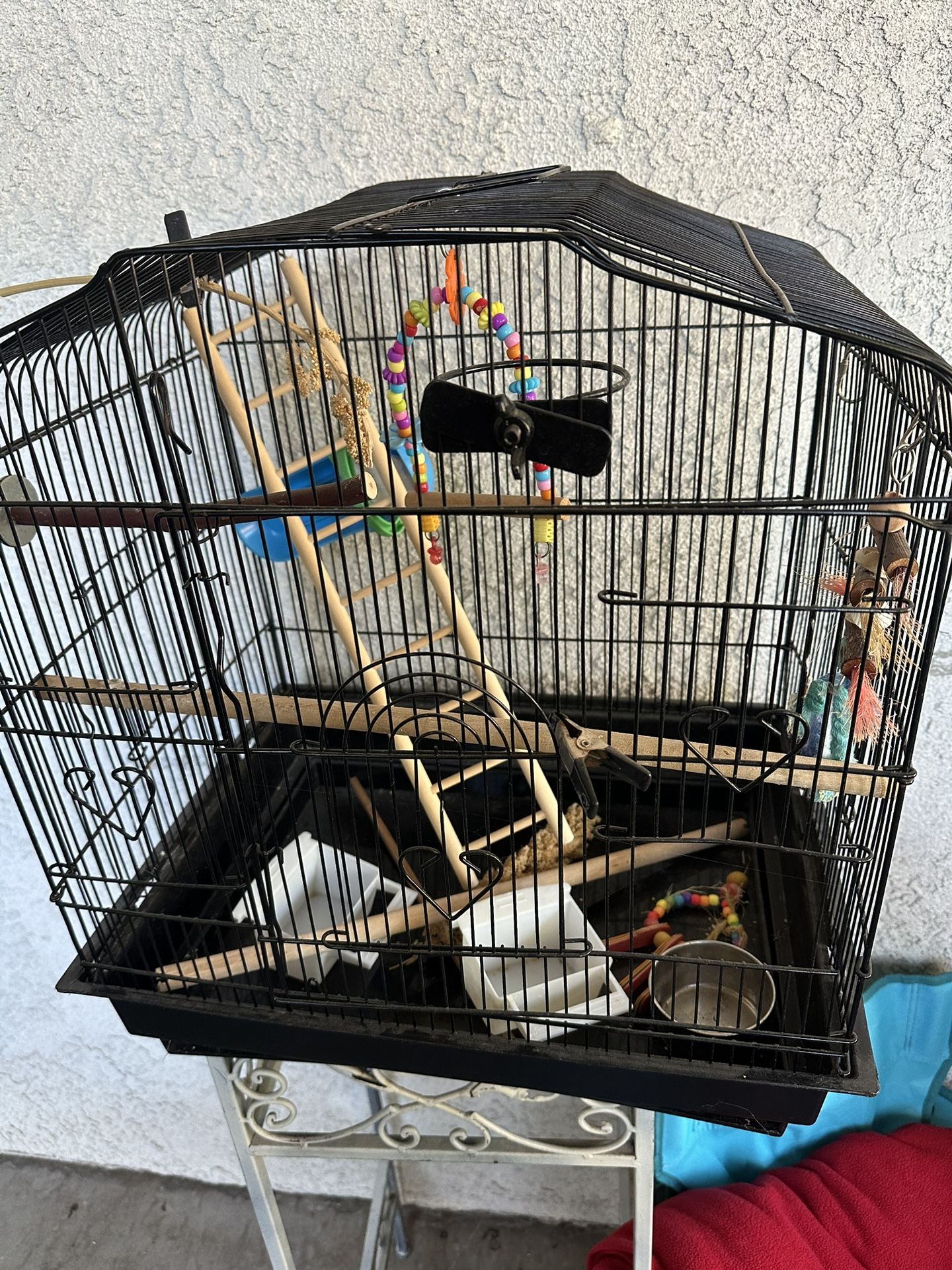 Bird Cage Stand Heater Toys
