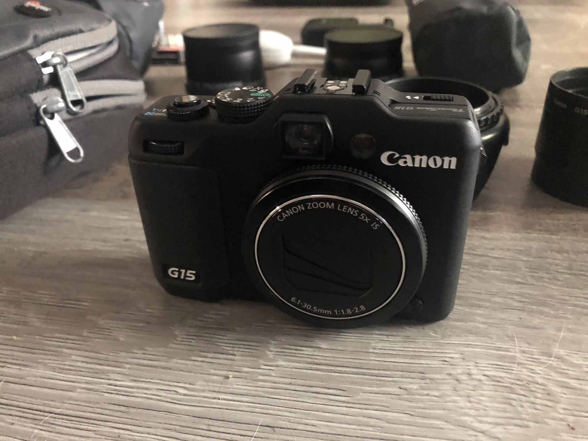 Canon G15 w/ lenses