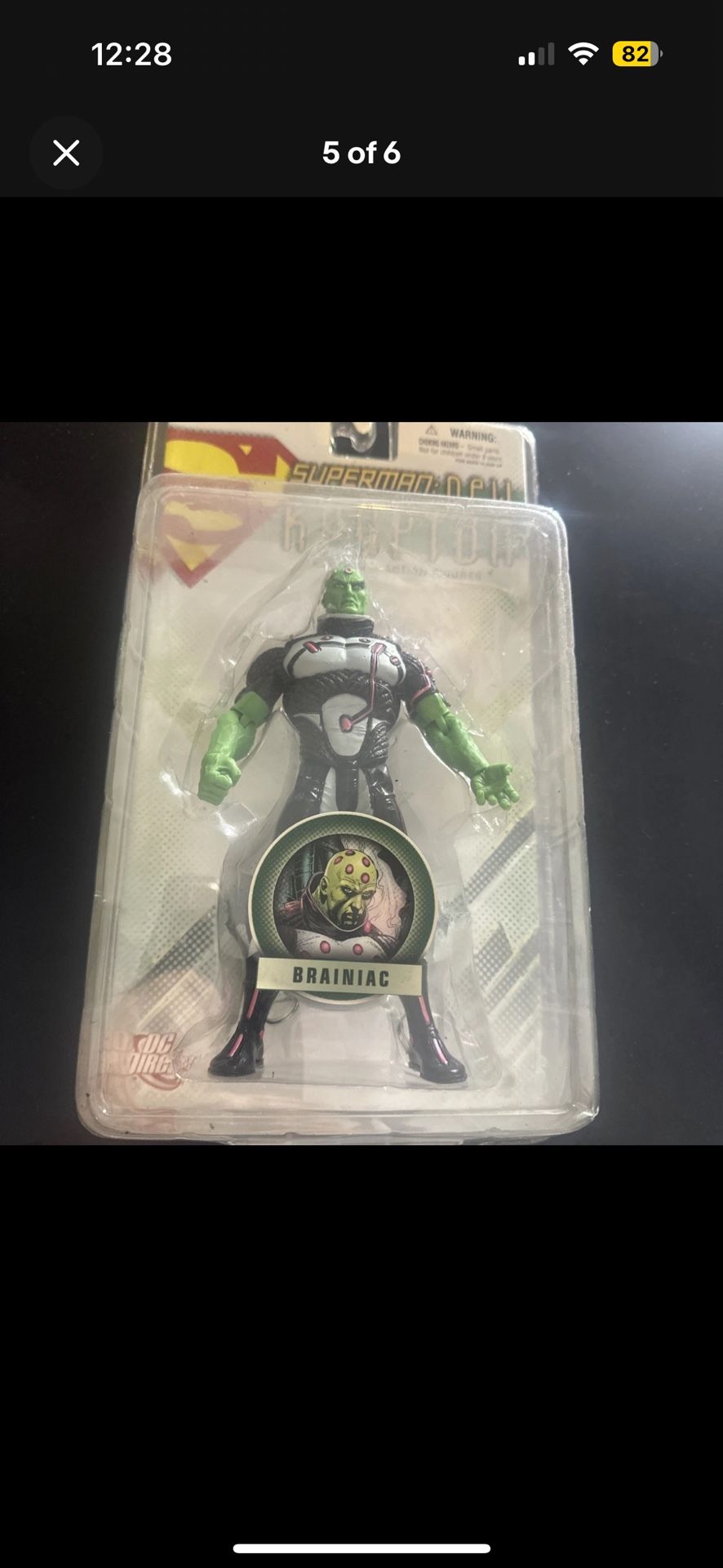DC Direct Superman New Krypton Series 1 Brainiac Action Figure 2e3 Free Shipping
