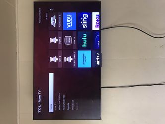 50 Inch TCL Roku Tv