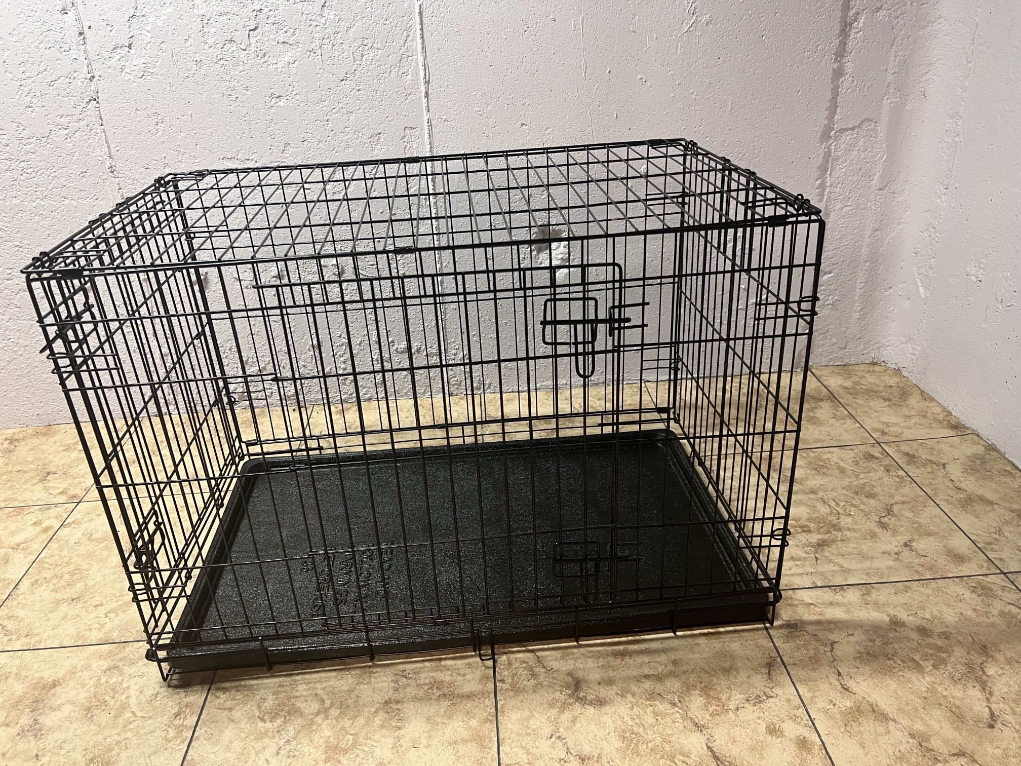 Dog Crate  36”L x  22”W x  24.5”H