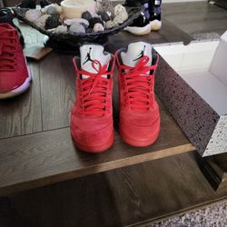 Jordan 5 Retro Red Suede