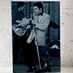 Elvis Presley Concert Poster On 4x6 Aluminum Print 