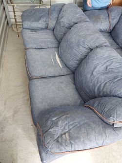 Free couch and loveseat
