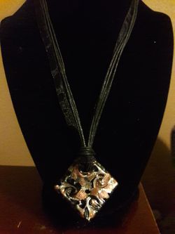 18" Vintage ,Morano glass necklace