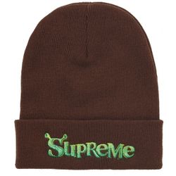 Supreme Shrek Beanie In Brown