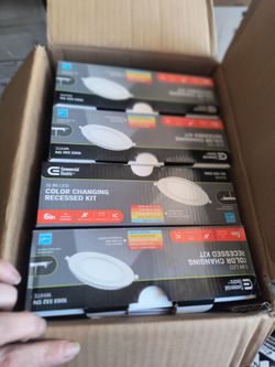 Commercial Electric 6in Slim LED Color Changing Recessed Kit