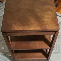 Vintage 50's Wood End Table