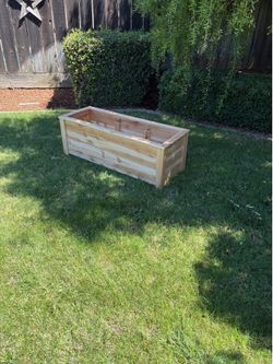 Handmade planter box