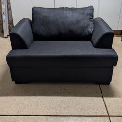 Love Seat Couch With Book Shelf