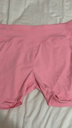 Women's Pink Athletic Shorts with Pockets