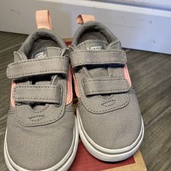 Vans Grey Size 7T Toddler Shoes 