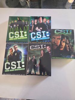 CSI Crime Scene Investigation DVD Seasons 1, 2, 3, 5, 6