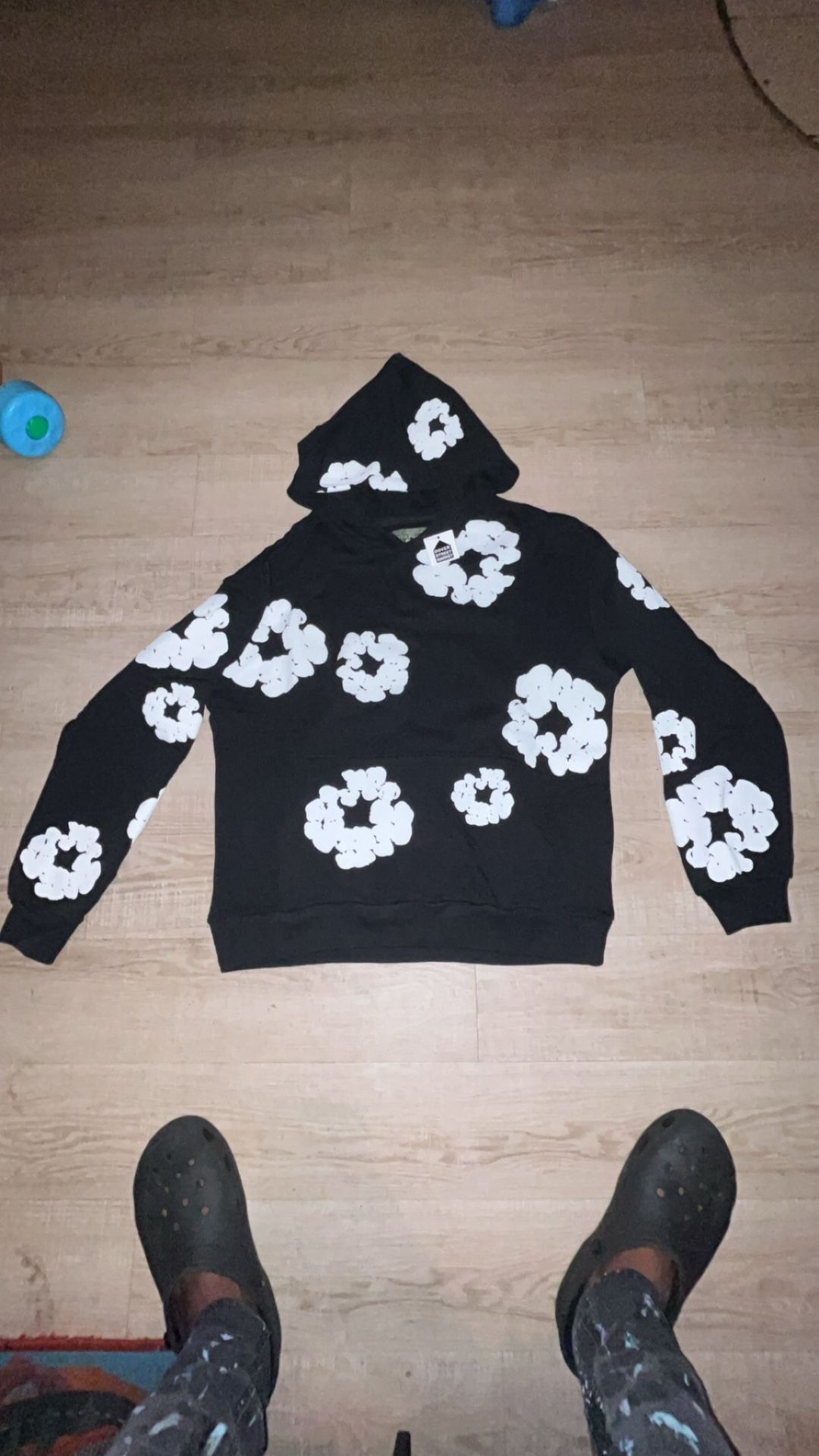 Large Denim Tearz hoodie