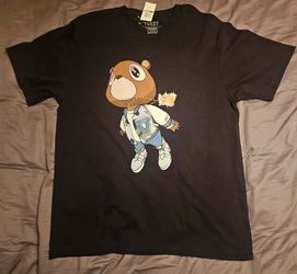 Kanye West Graduation Dropout Bear Graphic T-Shirt Sz large