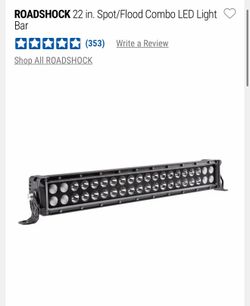 ROADSHOCK Flood/Spot light combo