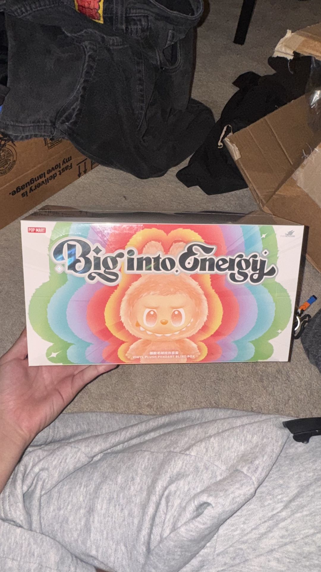 Big into energy labubu
