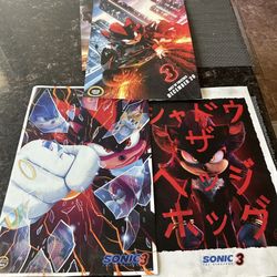 Shadow the Hedgehog Poster Lot