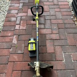 Ryobi 40V Cordless String Trimmer + Battery & Charger