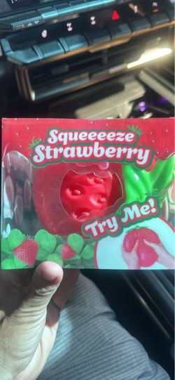 Squeeeze Strawberry Squeeze Toy