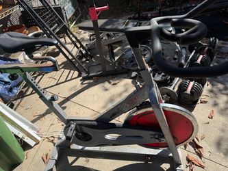 Complete Home Gym 282.5lb Weights Olympic Bar Bench Rack + Cardio