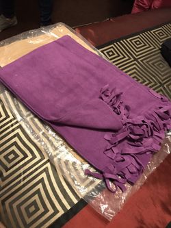 Purple scarf