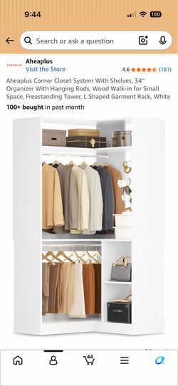 New in box closet system