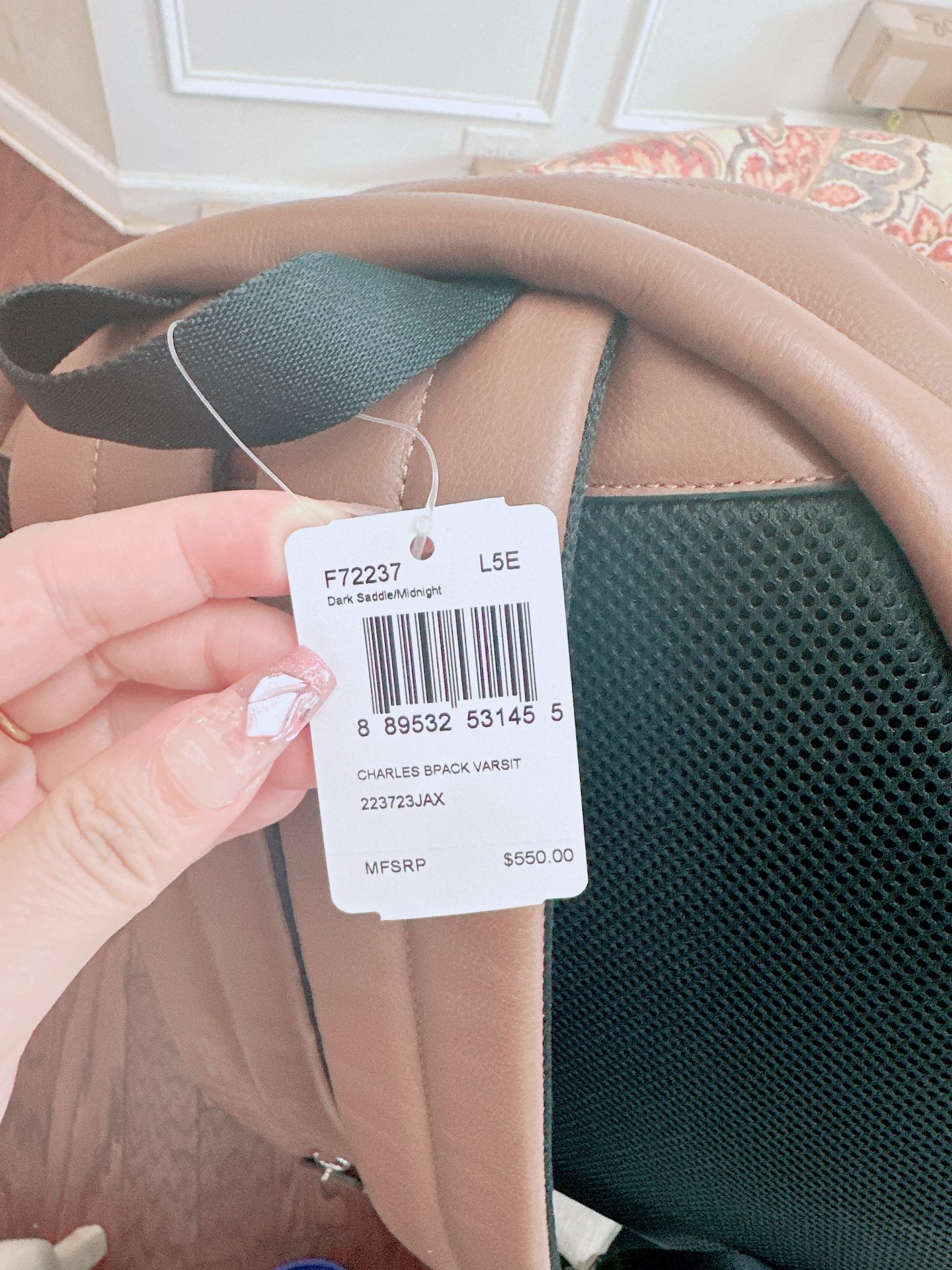 Coach CHARLES BACKPACK IN VARSITY LEATHER/NWT - www.disolcolor.com