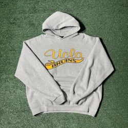 Vintage Grey Russell AthleticCollege University UCLA Bruins Hoodie Sweatshirt Size Large Pre Ownes