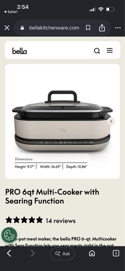 Bella pro multi cooker