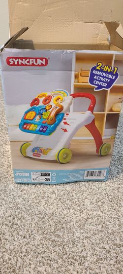 Syncfun 2-in-1 Baby Walker Activity Center