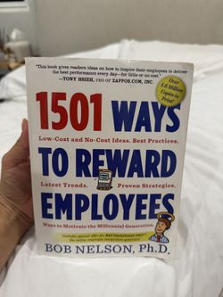 1501 Ways to Reward Employees Bob Nelson HR Management Business Book