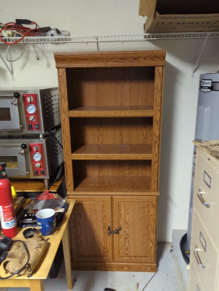 Bookcase With Below Storage