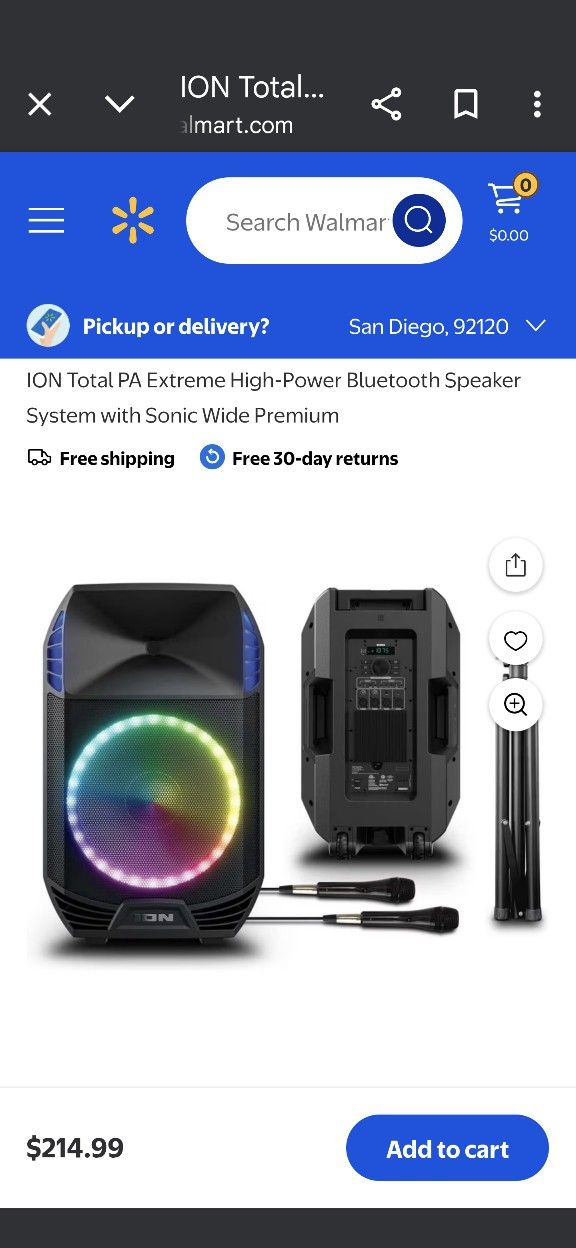 ION Total PA Extreme High-Power Bluetooth Speaker System