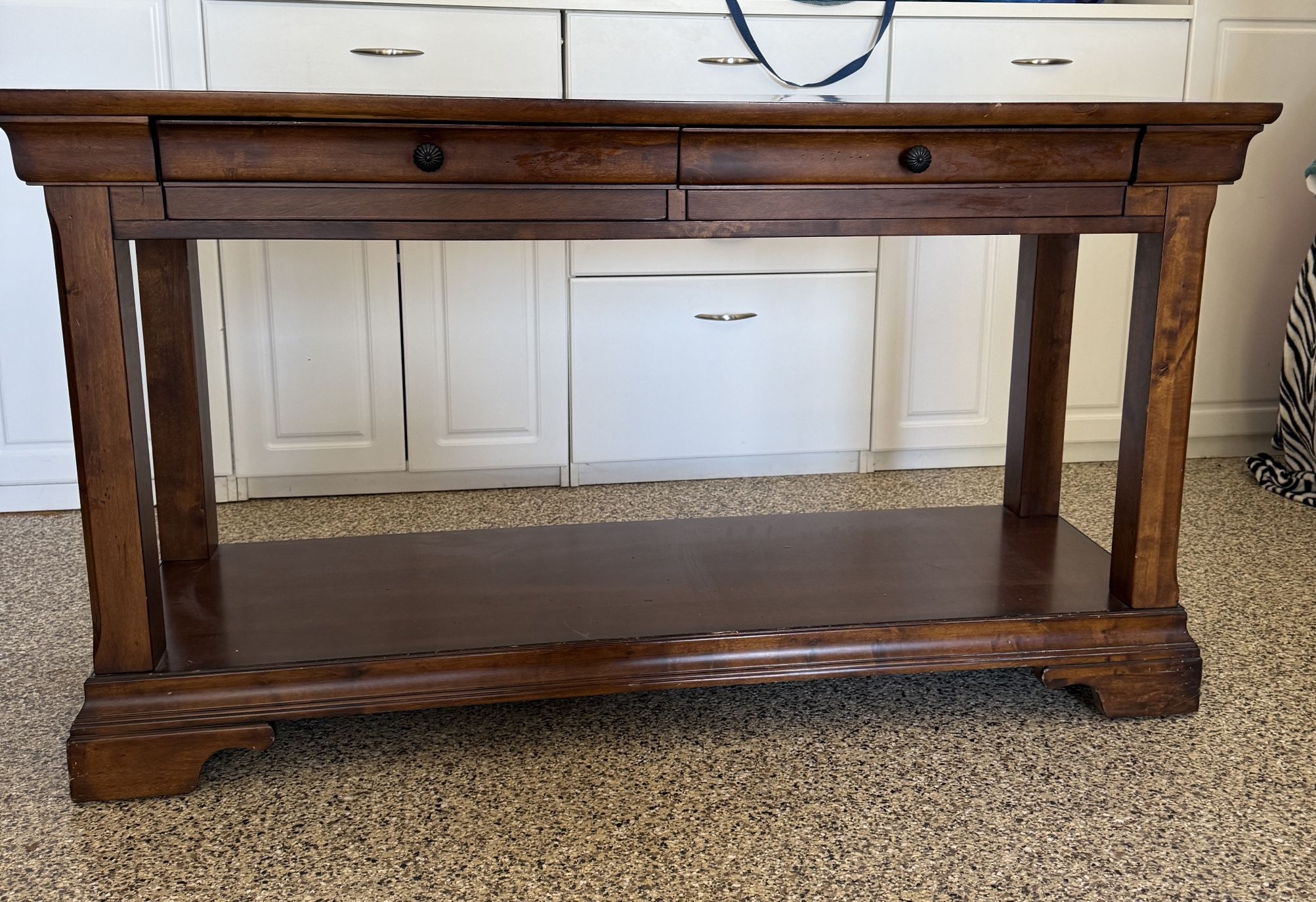 Solid wood couch table