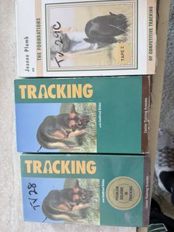Dog Tracking Training Video Tutorial (3 VHS)