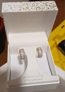 24kt Gold over Earrings
