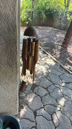 Large bamboo wind chime