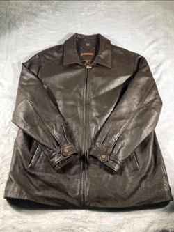 St johns bay genuine leather jacket