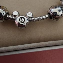 Disneyland 60th Anniversary Pandora Charms
